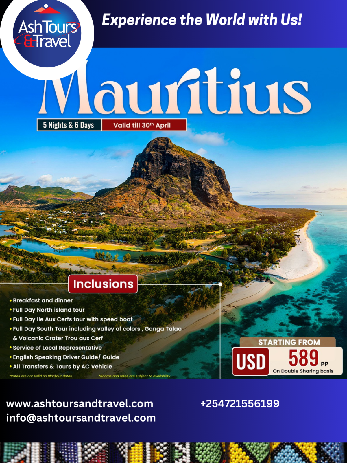 Mauritius till April 2025